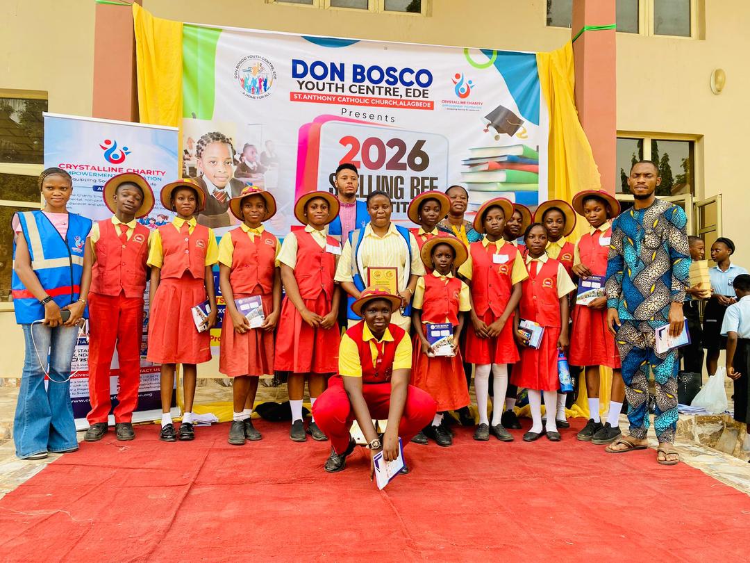 Crystalline Foundation-Don Boscos Spelling Bee Competition in Ede, Osun state