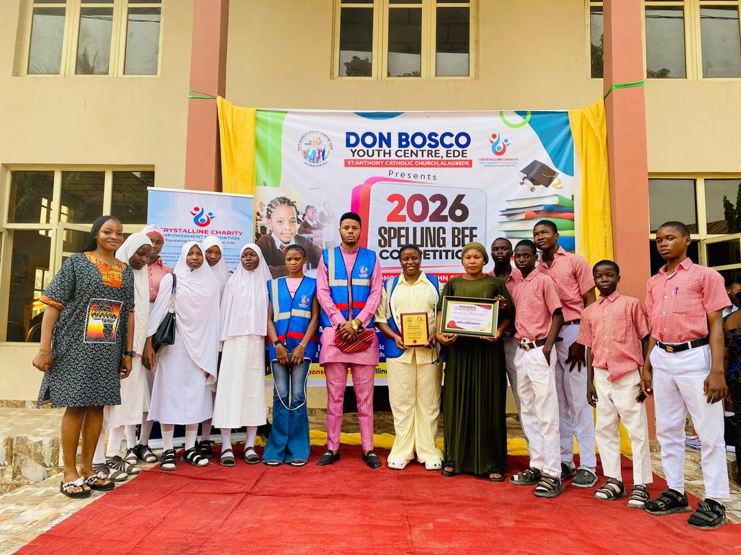 Crystalline Foundation-Don Boscos Spelling Bee Competition in Ede, Osun state