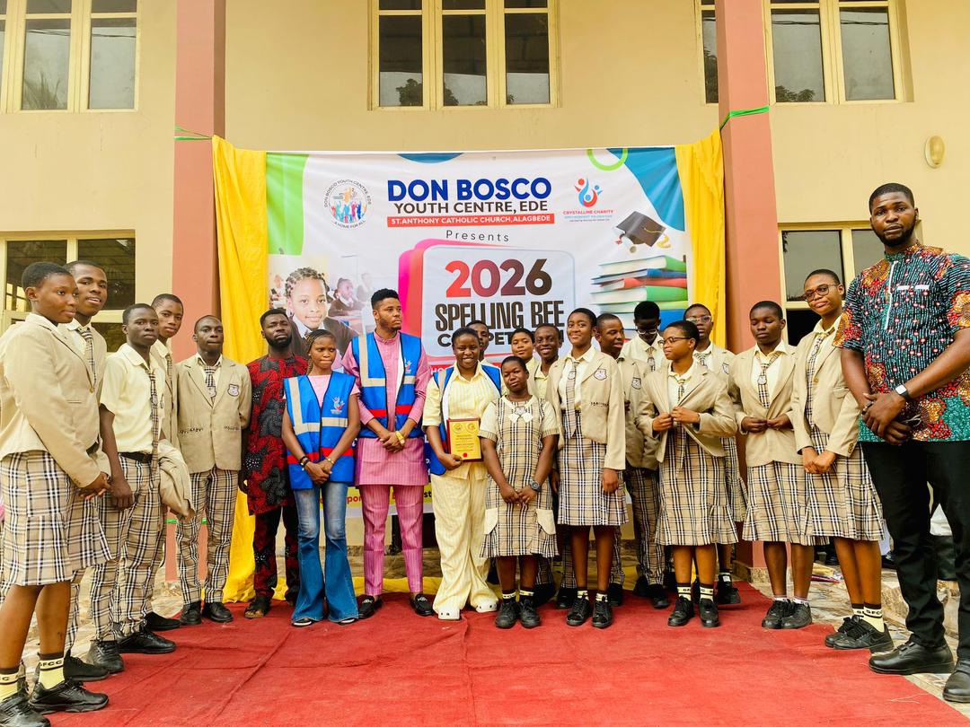 Crystalline Foundation-Don Boscos Spelling Bee Competition in Ede, Osun state