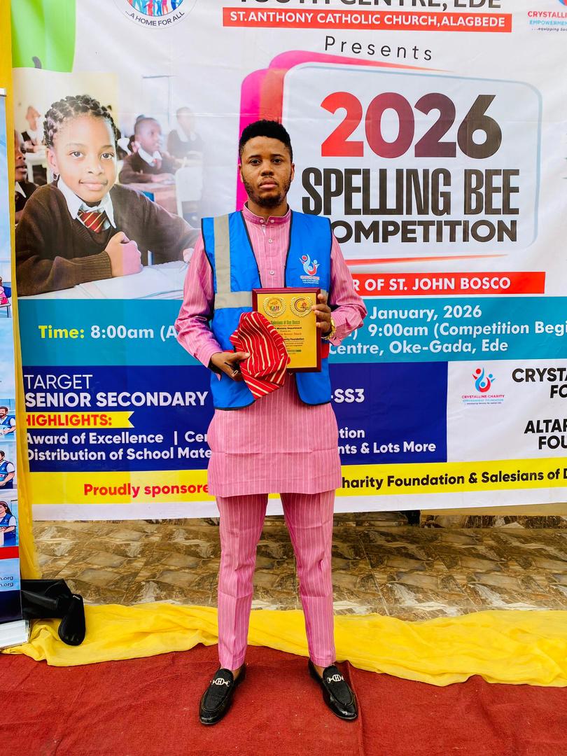 Crystalline Foundation-Don Boscos Spelling Bee Competition in Ede, Osun state