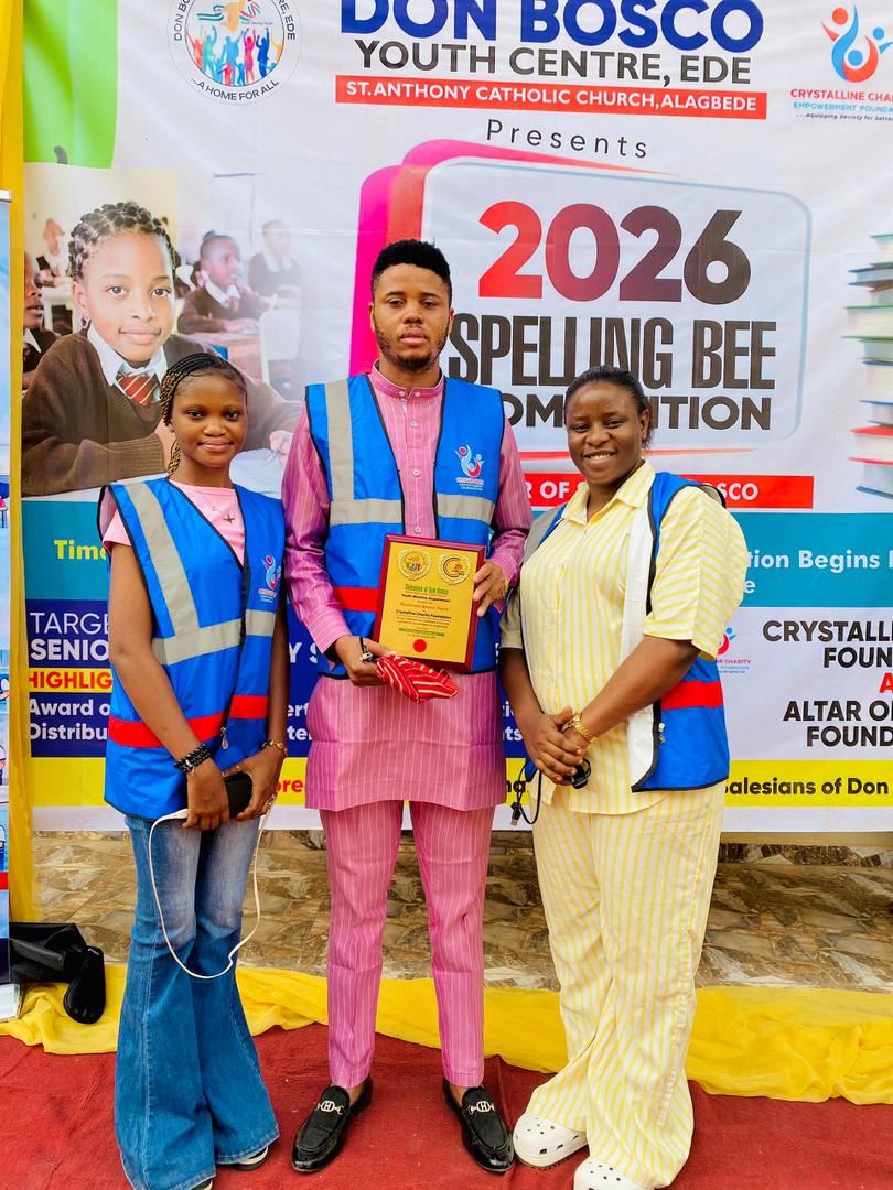 Crystalline Foundation-Don Boscos Spelling Bee Competition in Ede, Osun state