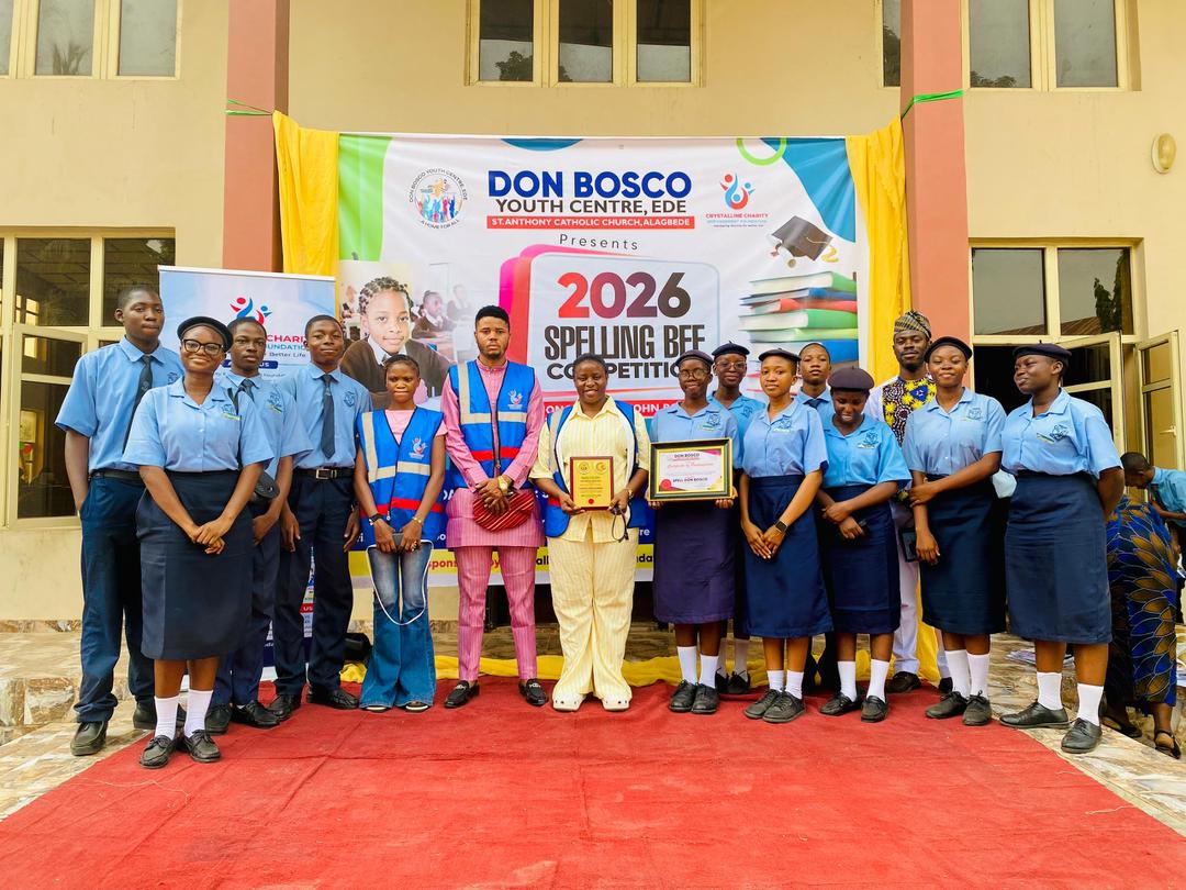 Crystalline Foundation-Don Boscos Spelling Bee Competition in Ede, Osun state