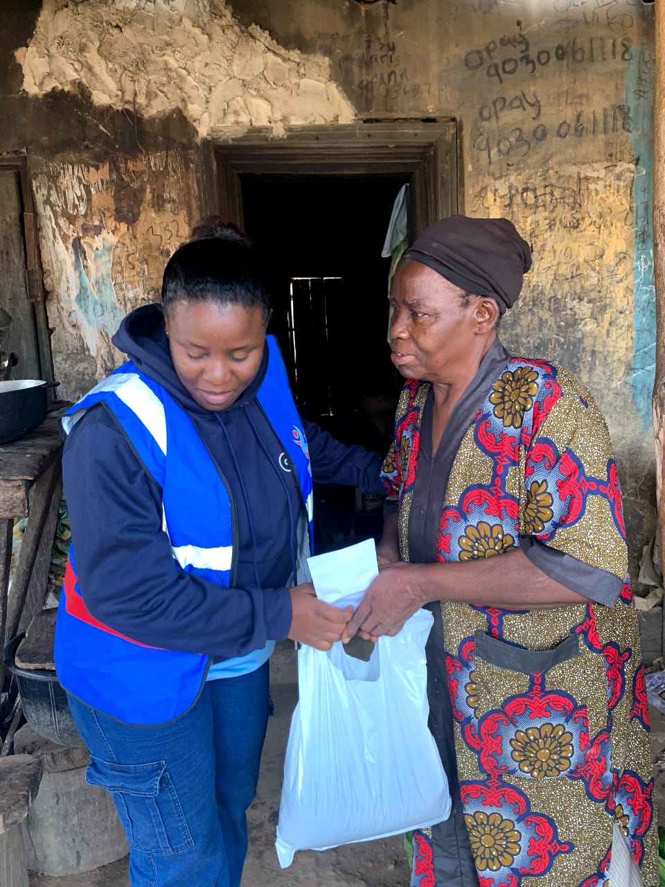 Crystalline Foundation-Foodstuffs and Cash Gifts Given to Widows in Esa-Oke