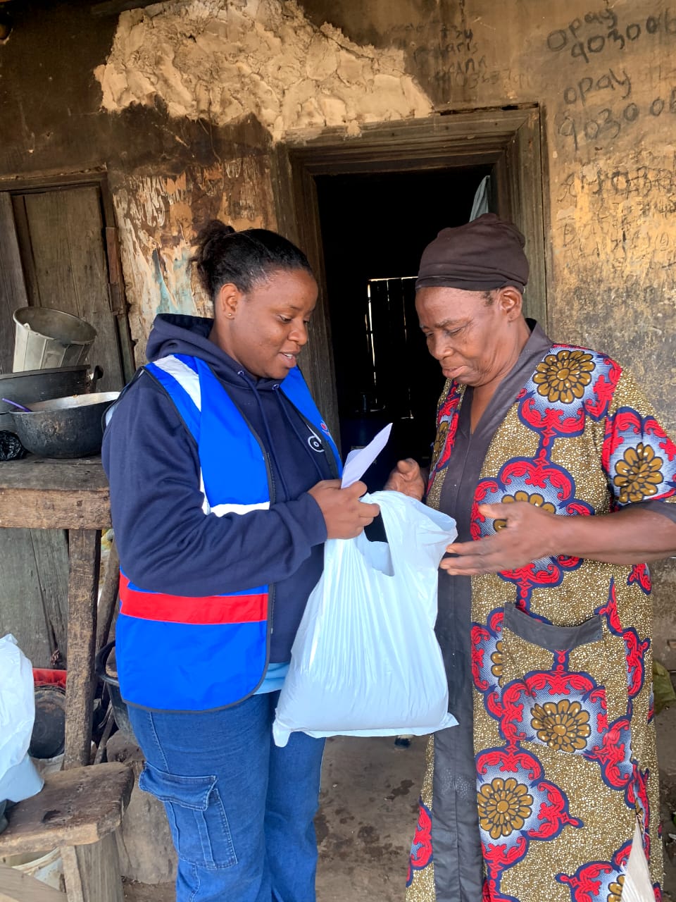 Crystalline Foundation-Foodstuffs and Cash Gifts Given to Widows in Esa-Oke